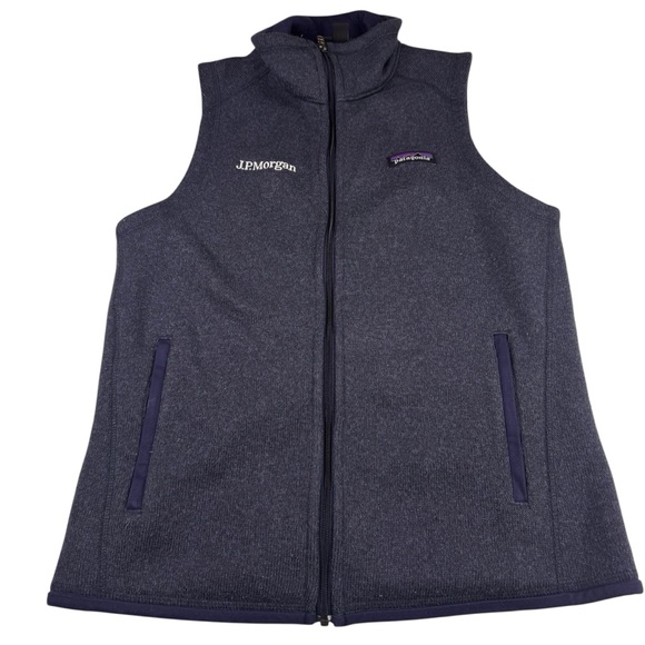 Patagonia Jackets & Blazers - Patagonia Better Sweater Vest Women's Small Blue Fleece Gorpcore Full Zip Logo